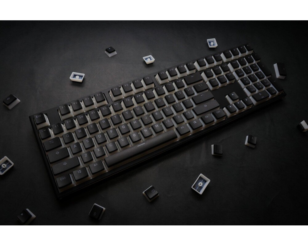 Клавиатура Геймърскa механична клавиатура Ducky One 2 Pudding RGB, Cherry MX Brown 2