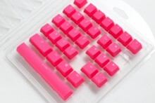  Капачки за механична клавиатура Ducky Pink 31-Keycap Set Rubber Backlit Double-Shot US Layout 383019 ACC-31-USRDPNNO2 на топ цена - PIC.bg