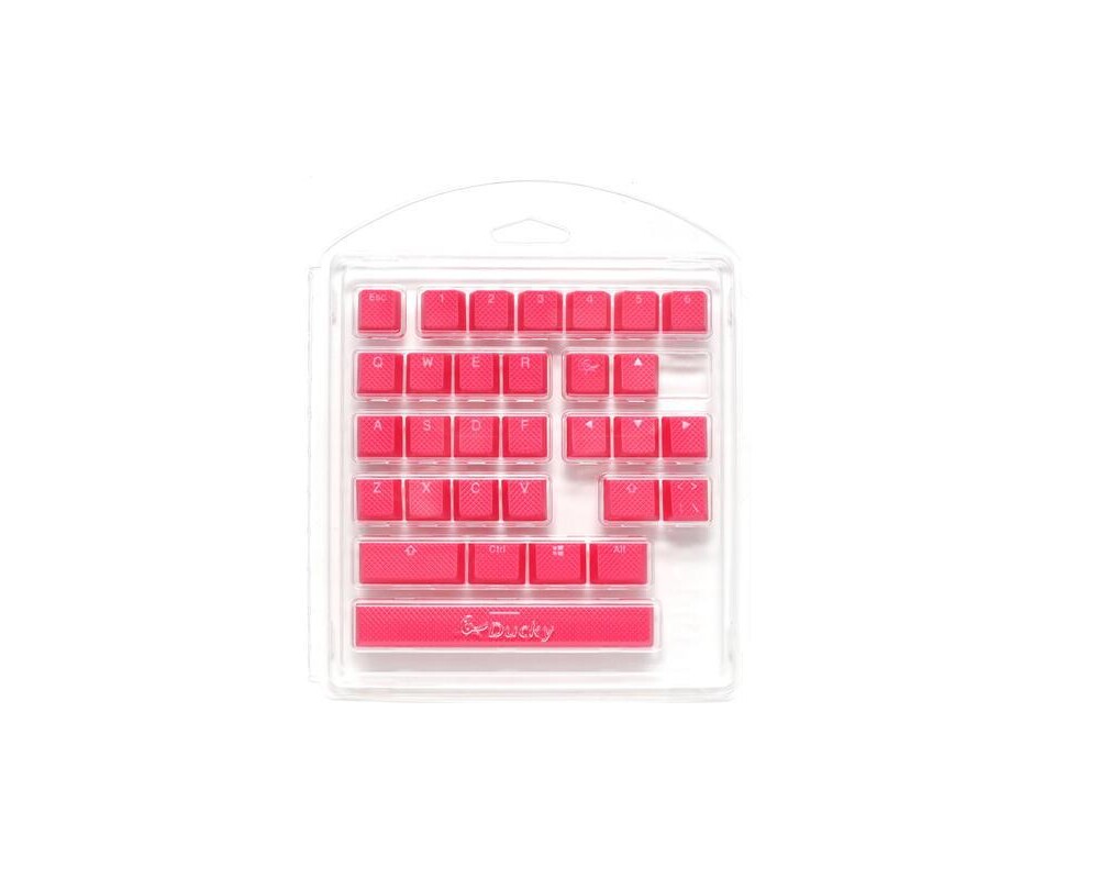 Геймърски аксесоари Капачки за механична клавиатура Ducky Pink 31-Keycap Set Rubber Backlit Double-Shot US Layout 2