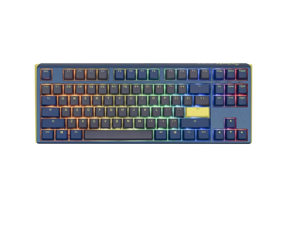Клавиатура Геймърскa механична клавиатура Ducky One 3 Daybreak TKL, Cherry MX Silent Red 6