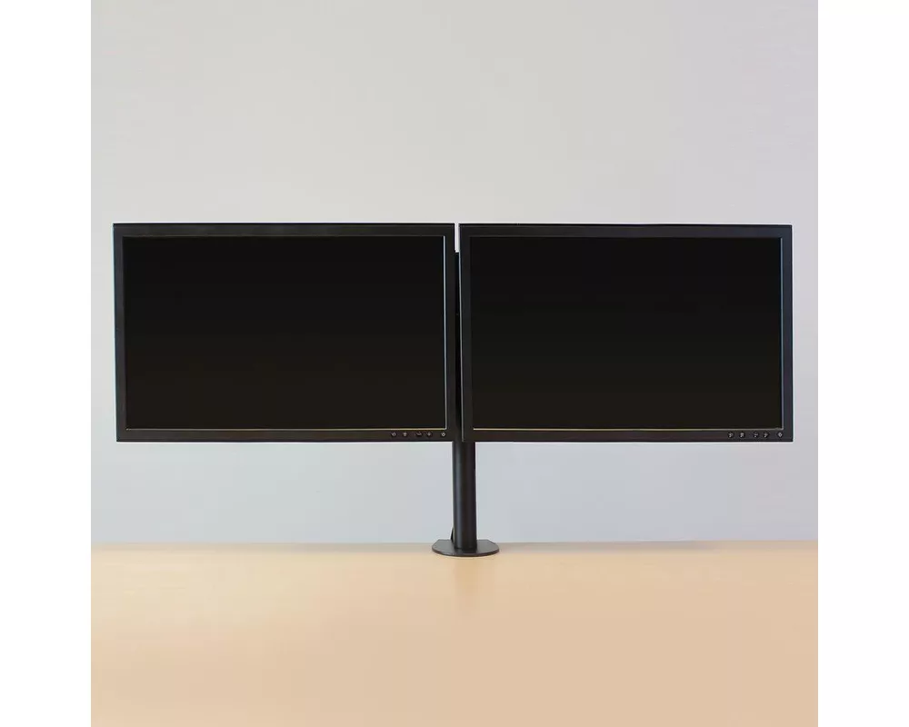 Стойка за 2 мониторa ACT AC8302, за бюро, Регулируема, 32", 2x8 кг, Черна 5
