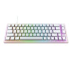 <span>Клавиатура</span> Геймърскa механична клавиатура XTRFY K5 Transperant White, 65% Hotswap RGB US Layout Kailh Red <span class='catalog-num-in-name'>XTRFY-KEY-1364</span> - 