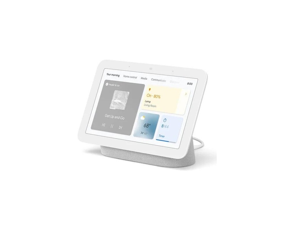 Тонколони Google Nest Hub 2nd gen, Сензорен екран, Гласов асистент, Бяла 2