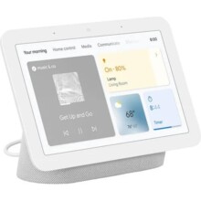  Google Nest Hub 2nd gen, Сензорен екран, Гласов асистент, Бяла 385276 NEST-HUB2-WT на топ цена - PIC.bg