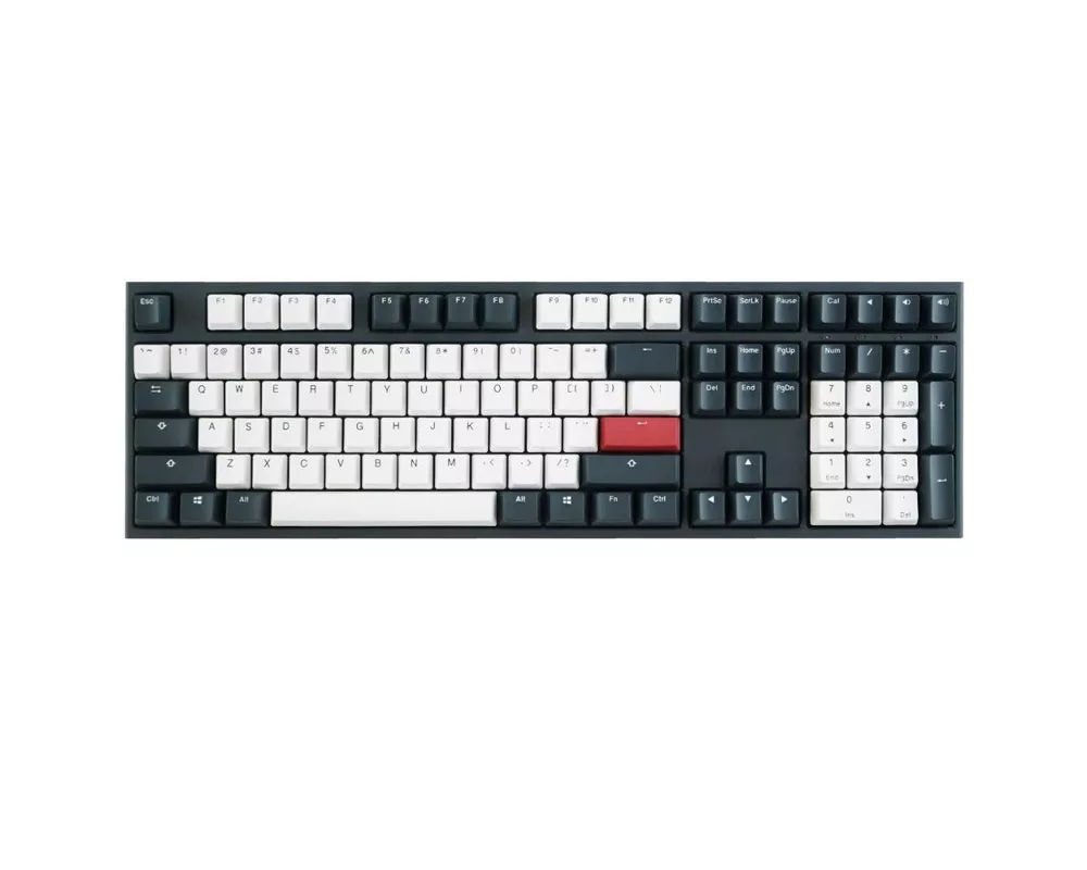 Клавиатура Геймърскa механична клавиатура Ducky One 2 Tuxedo, Cherry MX Black 8