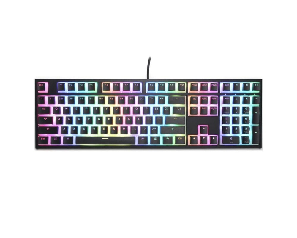 Клавиатура Геймърскa механична клавиатура Ducky One 2 Pudding RGB, Cherry MX Silent Red 8