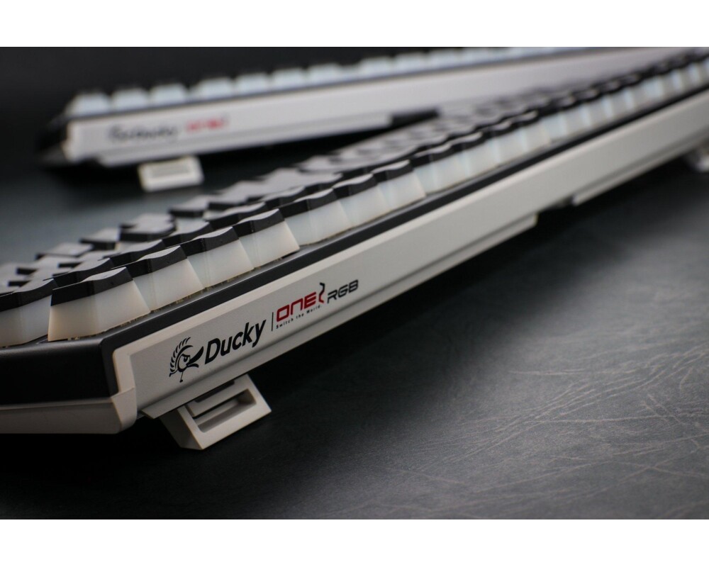 Клавиатура Геймърскa механична клавиатура Ducky One 2 Pudding RGB, Cherry MX Silent Red 5