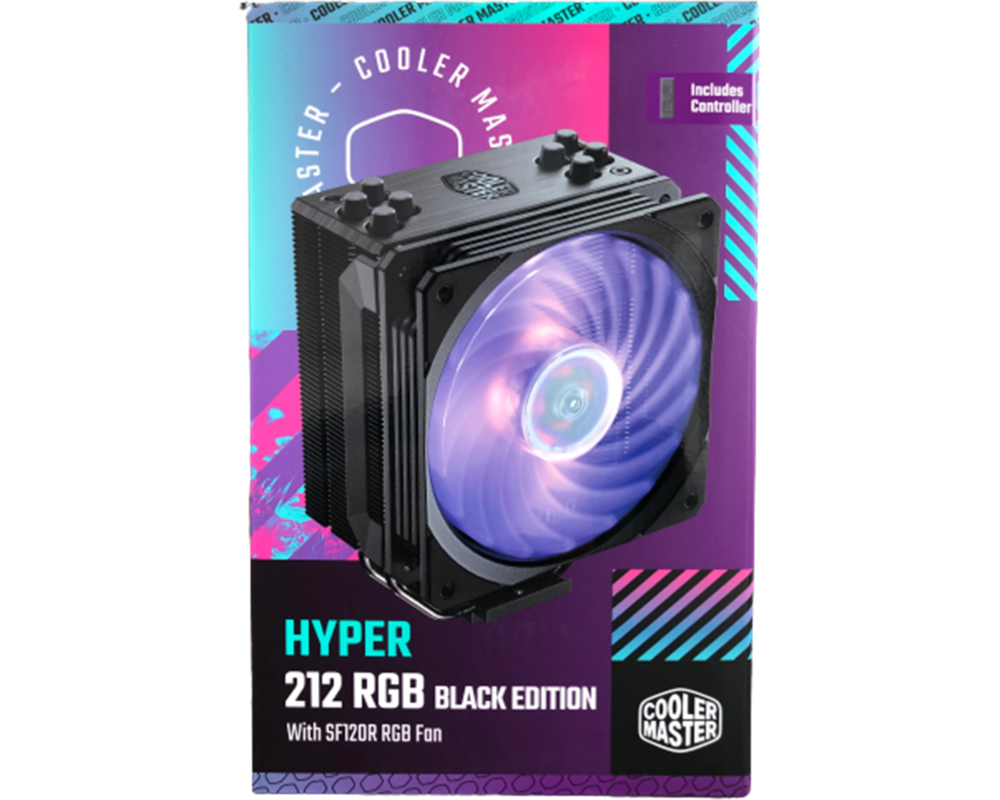 Охладител за процесор Cooler Master Hyper 212 RGB Black Edition LGA1700, AMD/INTEL 7