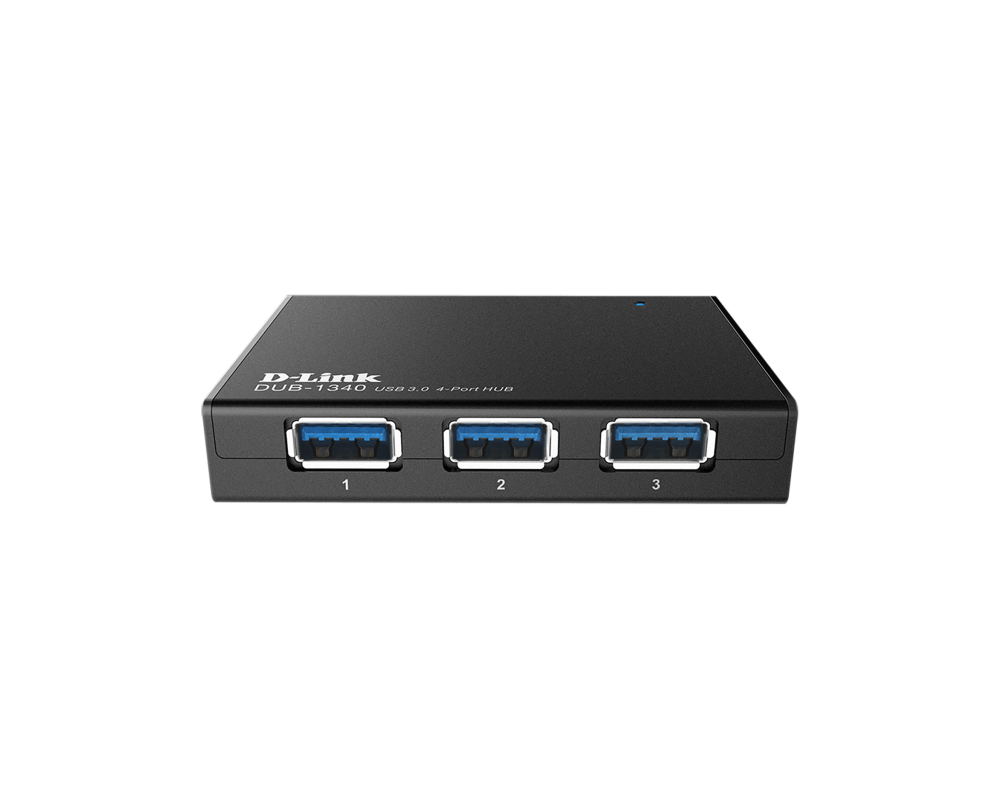 USB хъб D-Link DUB-1340/E 4-Port Superspeed USB 3.0 HUB DUB-1340/E 4