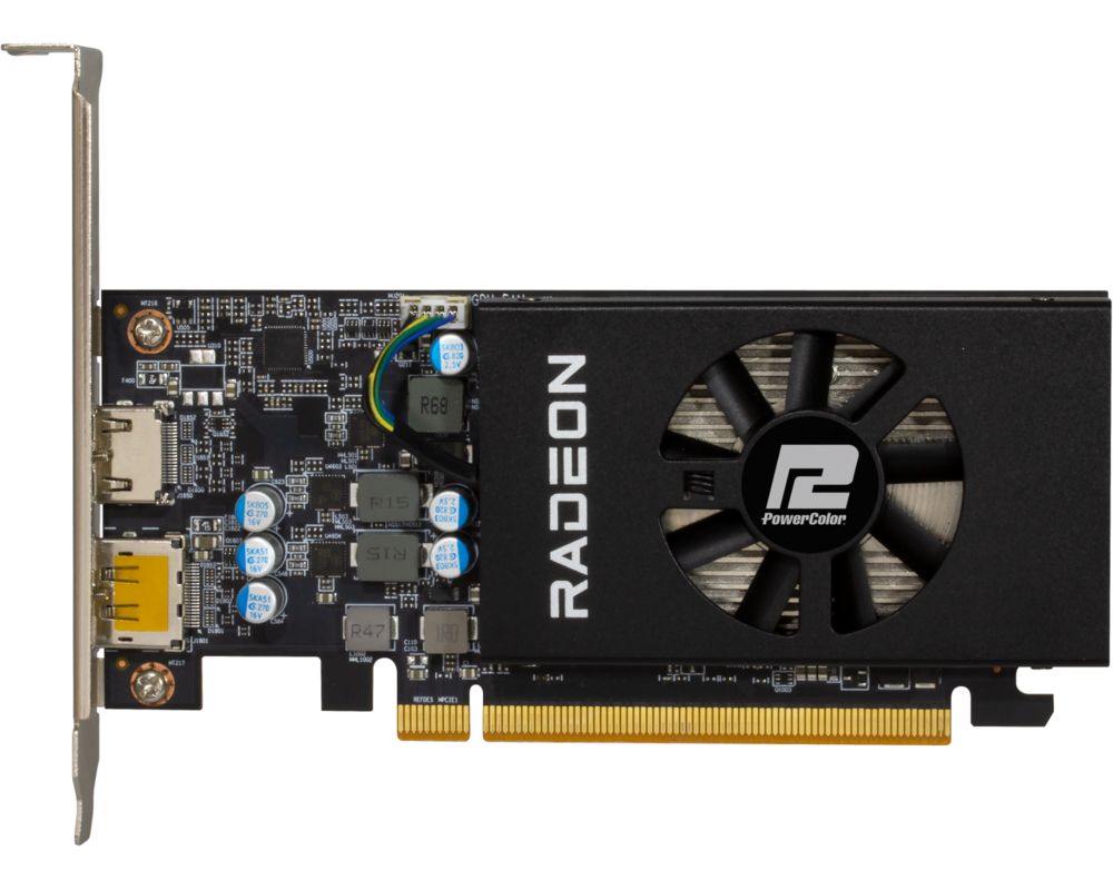 Видеокарта PowerColor Radeon RX 6400 Low Profile 4GB GDDR6 2
