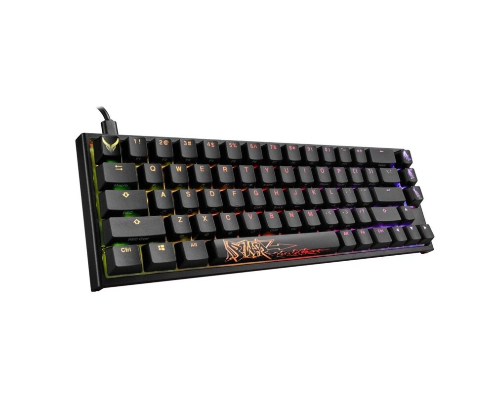 Клавиатура Геймърскa механична клавиатура Ducky x PowerColor One 2 SF RGB, Kailh BOX White 4