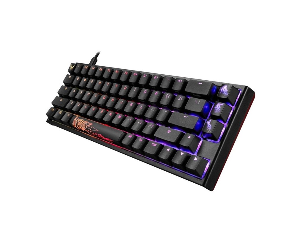 Клавиатура Геймърскa механична клавиатура Ducky x PowerColor One 2 SF RGB, Kailh BOX White 12