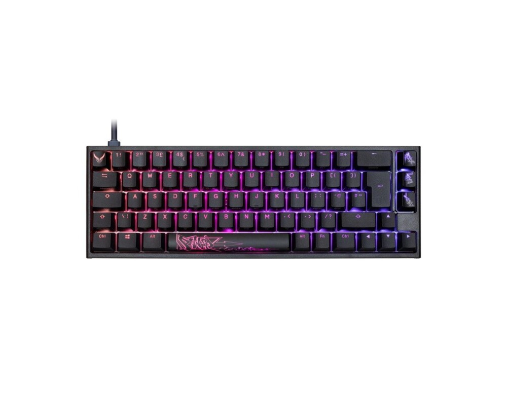 Клавиатура Геймърскa механична клавиатура Ducky x PowerColor One 2 SF RGB, Kailh BOX White 10