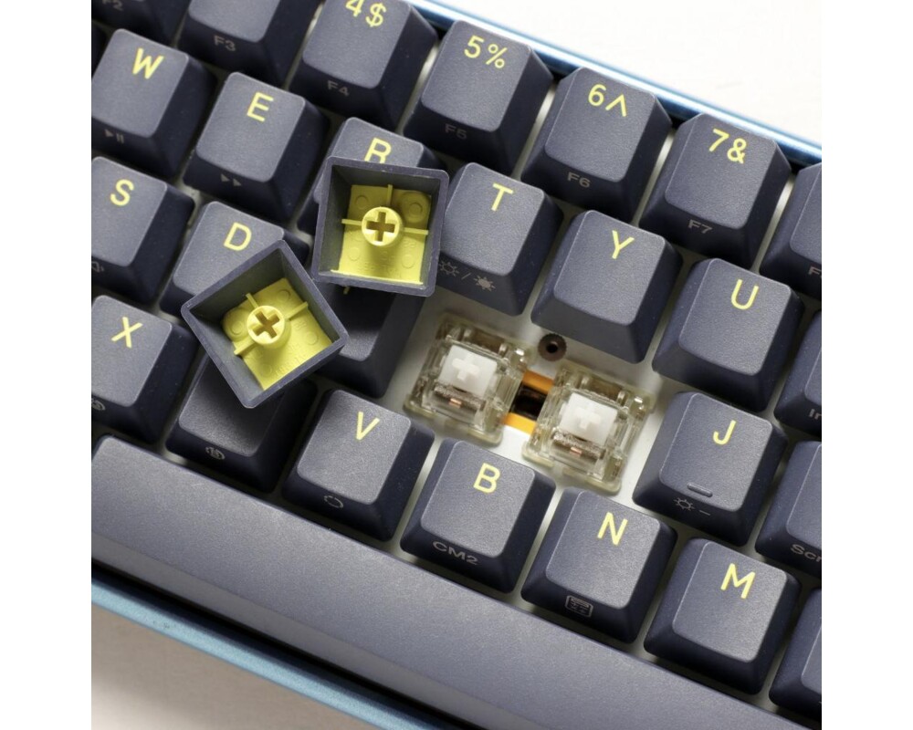 Клавиатура Геймърскa механична клавиатура Ducky One 3 Daybreak SF 65%, Cherry MX Silent Red 3