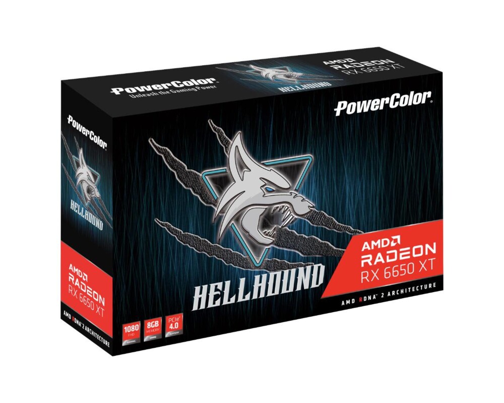 Видеокарта PowerColor Hellhound AMD Radeon RX 6650 XT 8GB GDDR6 5