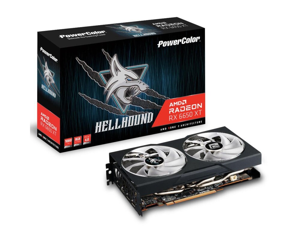 Видеокарта PowerColor Hellhound AMD Radeon RX 6650 XT 8GB GDDR6 6