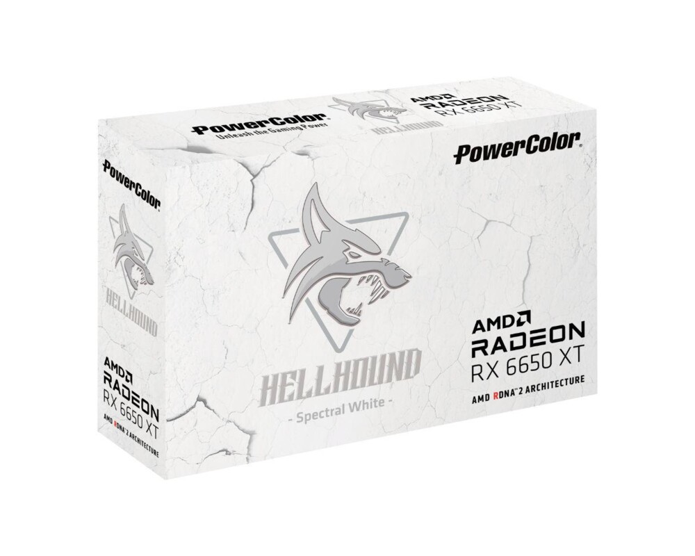 Видеокарта PowerColor Radeon RX 6650 XT Hellhound Spectral White OC 8GB GDDR6 6