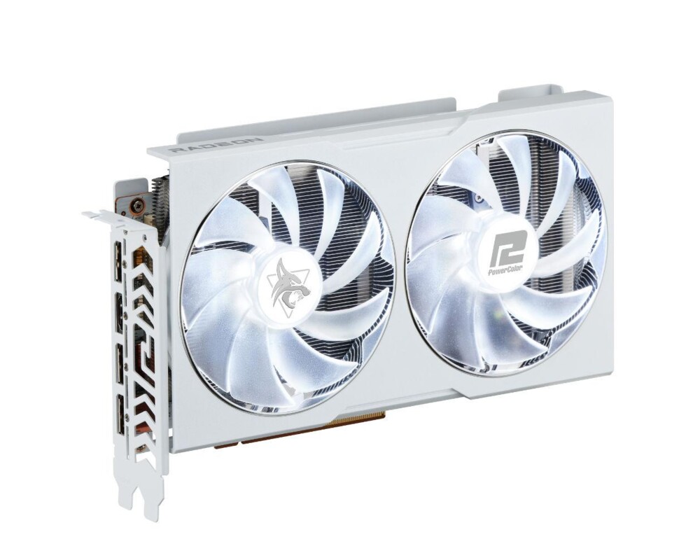 Видеокарта PowerColor Radeon RX 6650 XT Hellhound Spectral White OC 8GB GDDR6 2