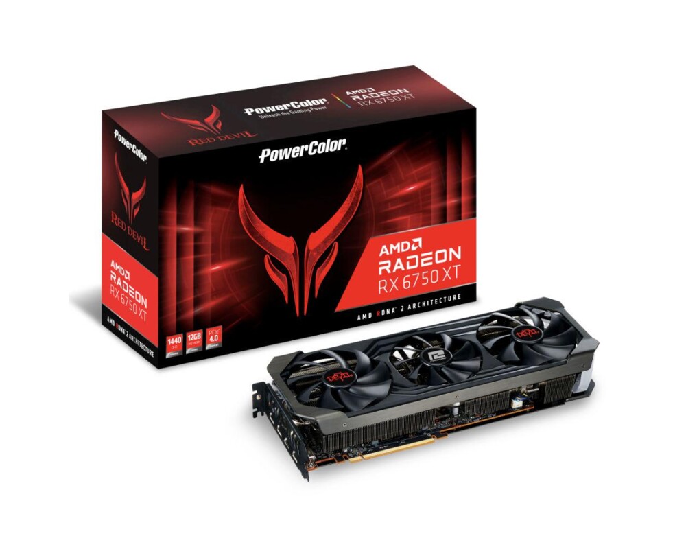Видеокарта PowerColor AMD Radeon RX 6750 XT Red Devil 12GB GDDR6 6