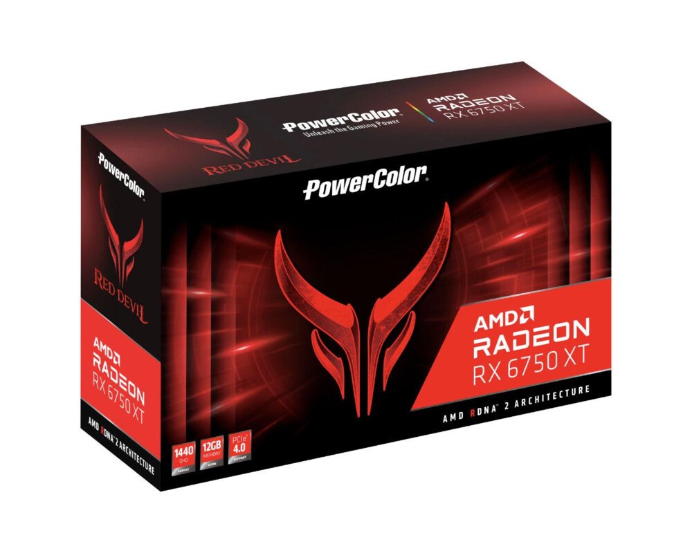 Видеокарта PowerColor AMD Radeon RX 6750 XT Red Devil 12GB GDDR6 5