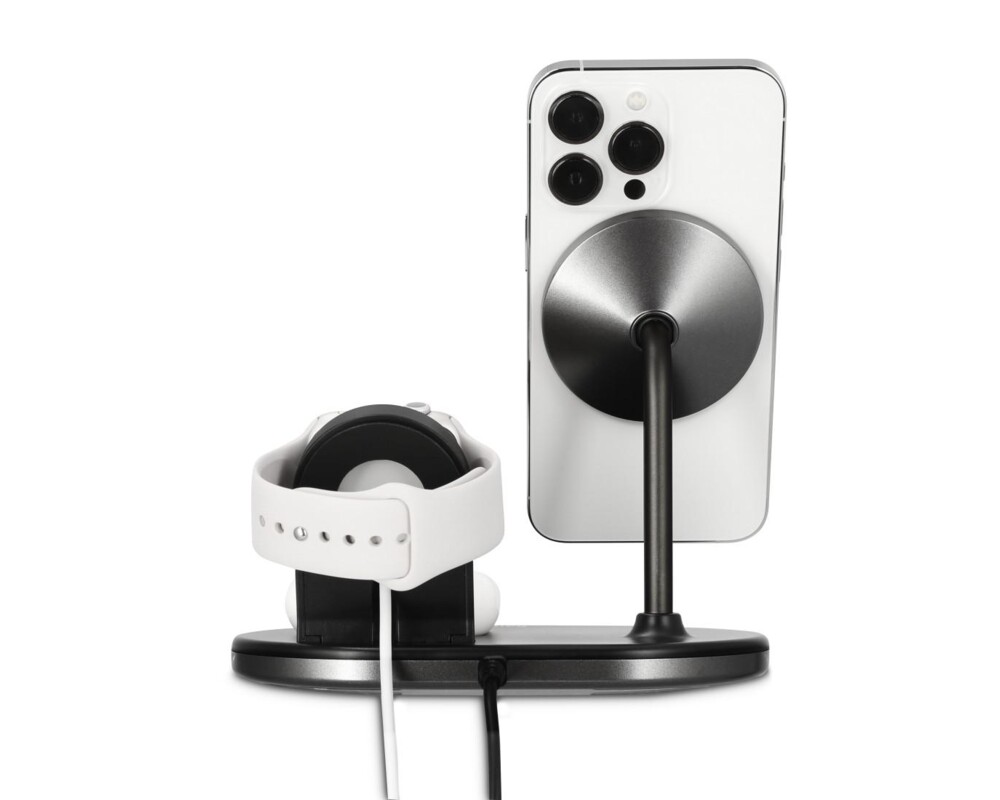 Зарядно Безжично  HAMA MagCharge, За iPhone AirPods, Черен 5