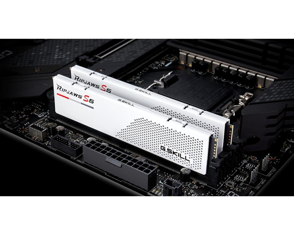 Памет G.SKILL Ripjaws S5 White, 32GB(2x16GB), DDR5, 5200MHz, F5-5200J3636C16GX2-RS5W 4