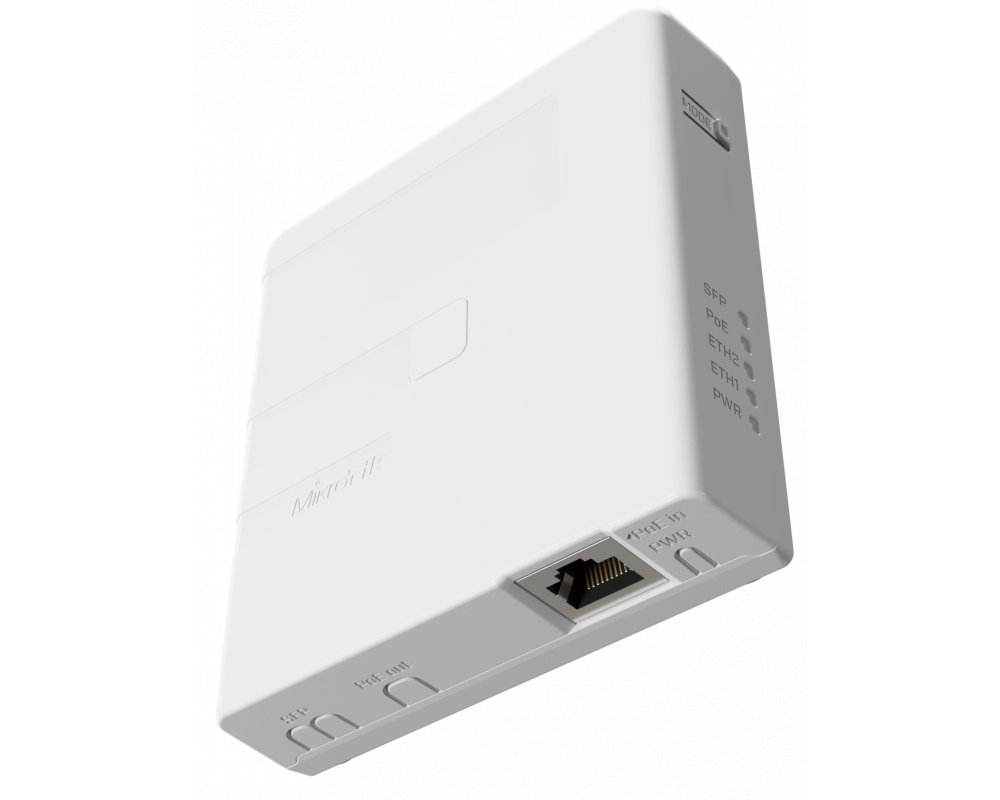 PoE адаптер MikroTik GPEN21 с SFP порт 12