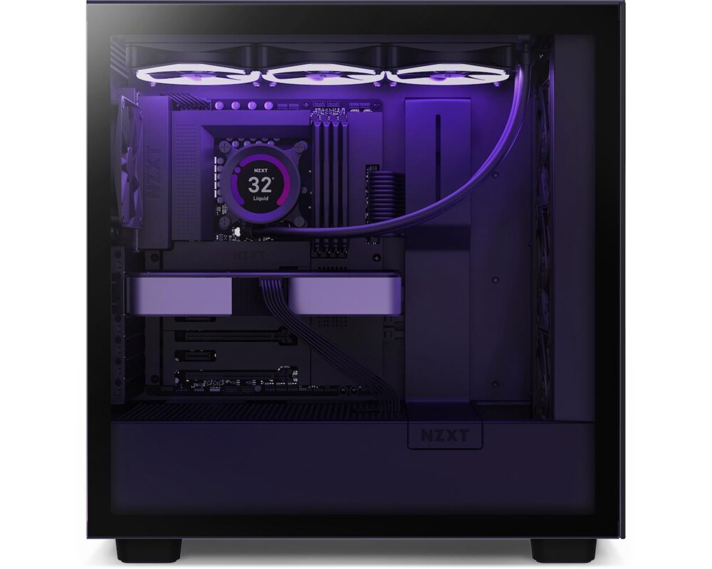Кутия NZXT H7 Flow Matte Black 4