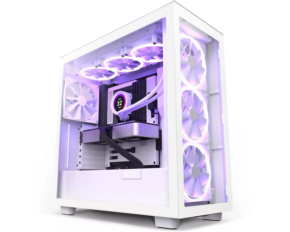 Кутия NZXT H7 Elite Matte White 3