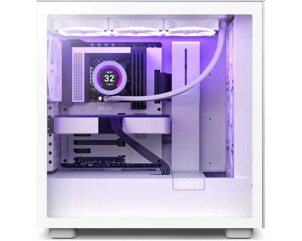 Кутия NZXT H7 Elite Matte White 2