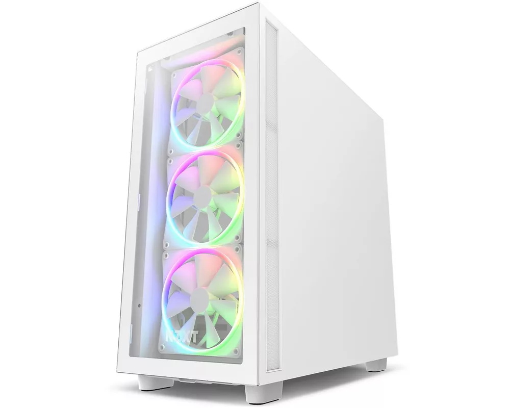 Кутия NZXT H7 Elite Matte White 13