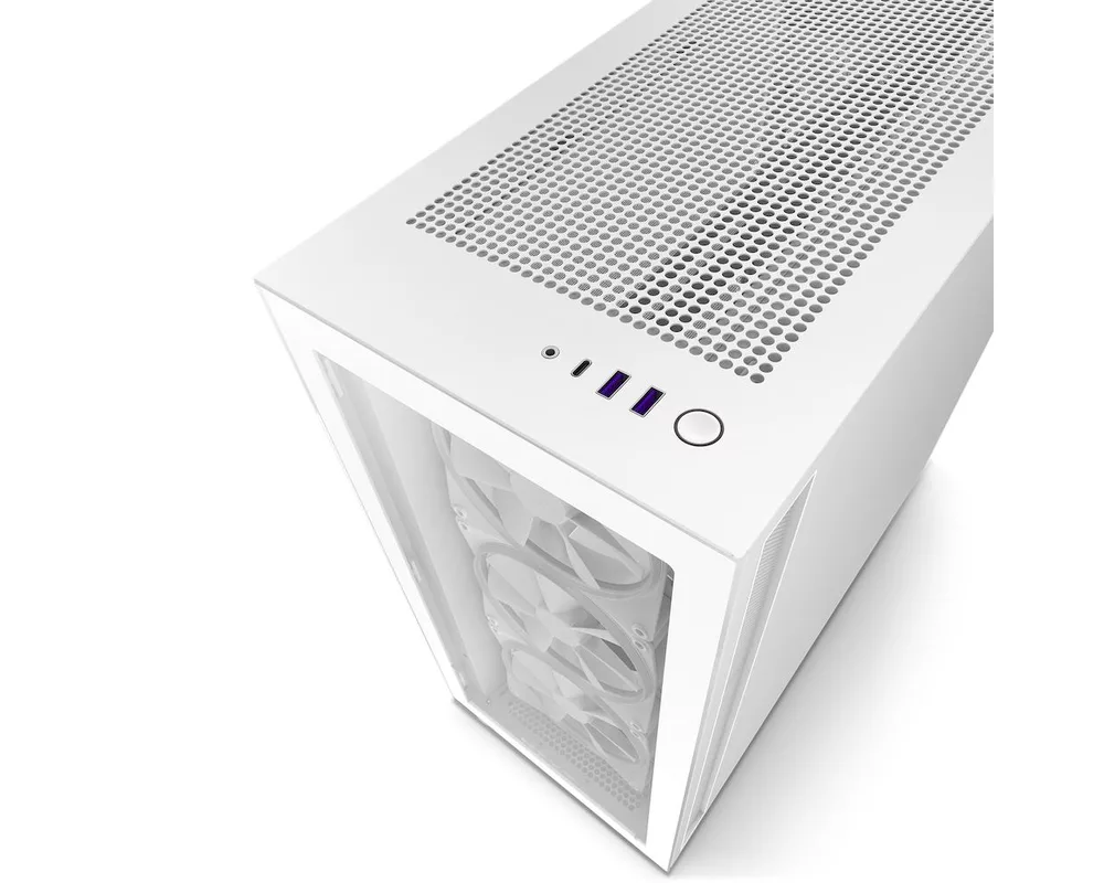 Кутия NZXT H7 Elite Matte White 12