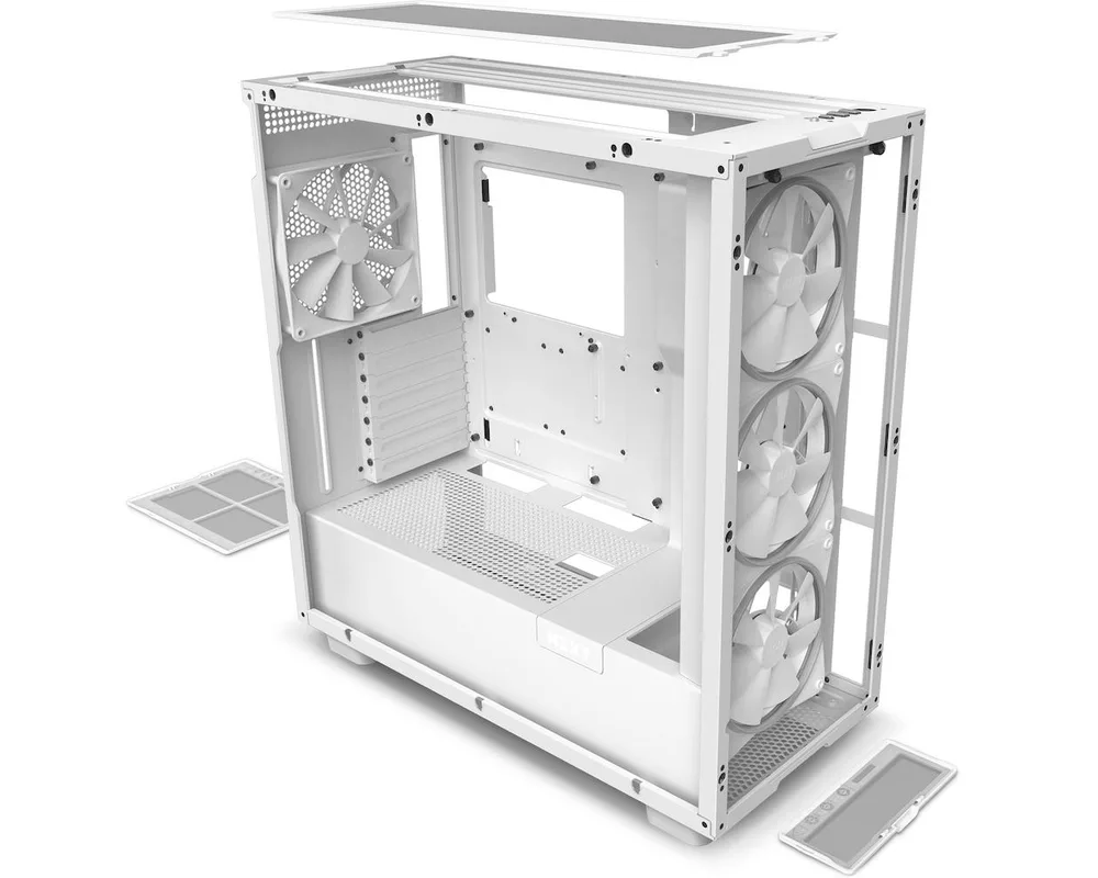 Кутия NZXT H7 Elite Matte White 6
