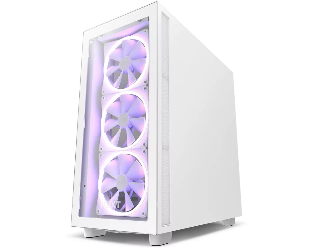 Кутия NZXT H7 Elite Matte White 11