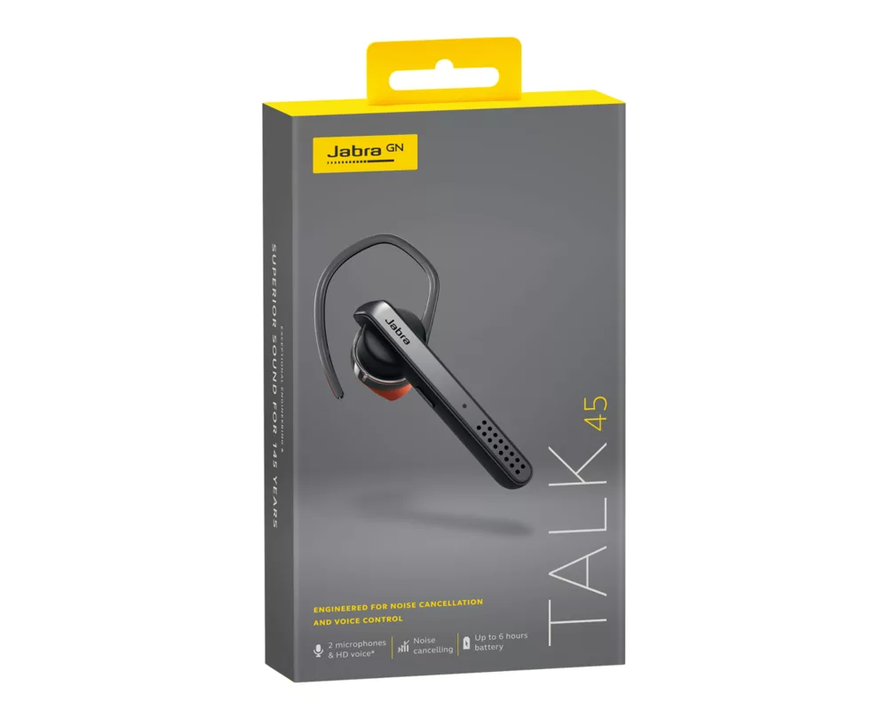 Слушалки Безжично хендсфри Jabra Talk 45, Сребристи 4