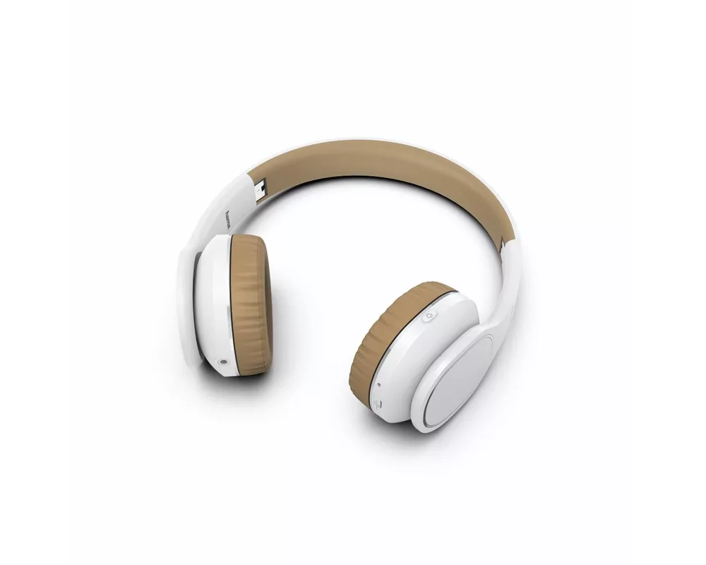 Слушалки Bluetooth слушалки HAMA Touch, Микрофон, On-Ear, Stereo, Бял/Бежов 2