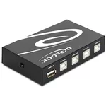 Кабел Превключвател Delock Ръчен, 4 x USB 2.0 порта, Черен 2