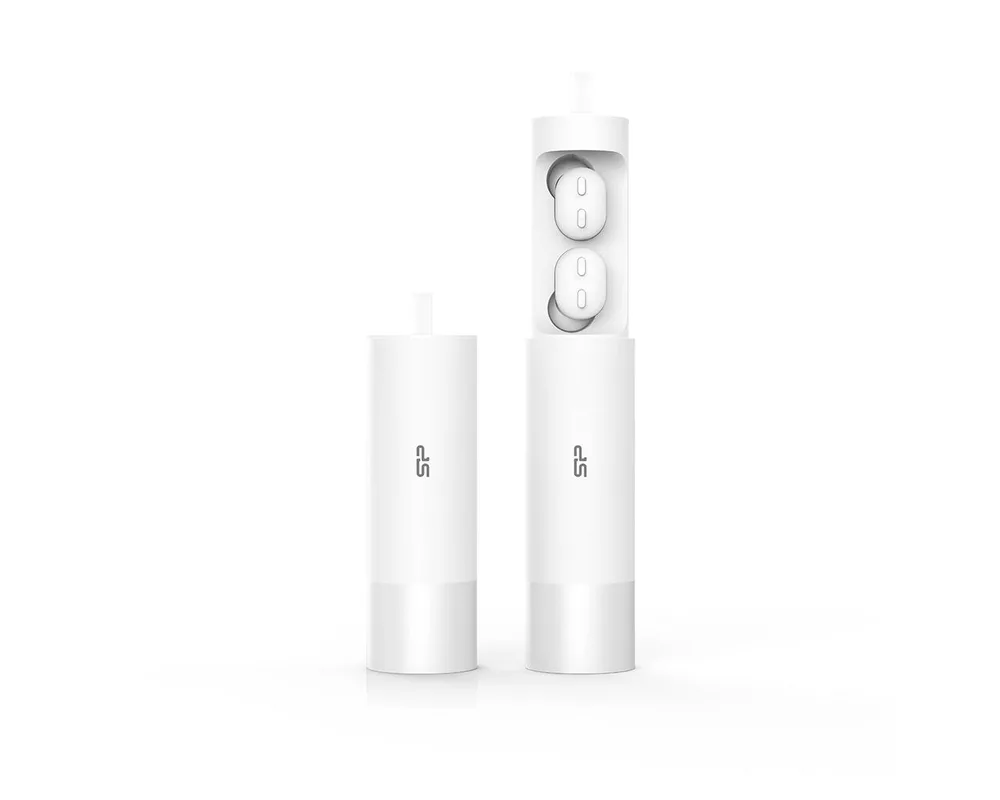 Слушалки Блутут слушалки-тапи с докинг кутийка Silicon Power Blast Plug BP81, True Wireless, Бял 2