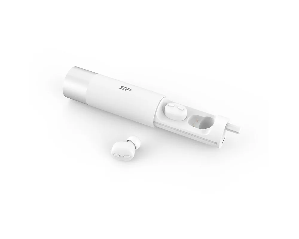 Слушалки Блутут слушалки-тапи с докинг кутийка Silicon Power Blast Plug BP81, True Wireless, Бял 3