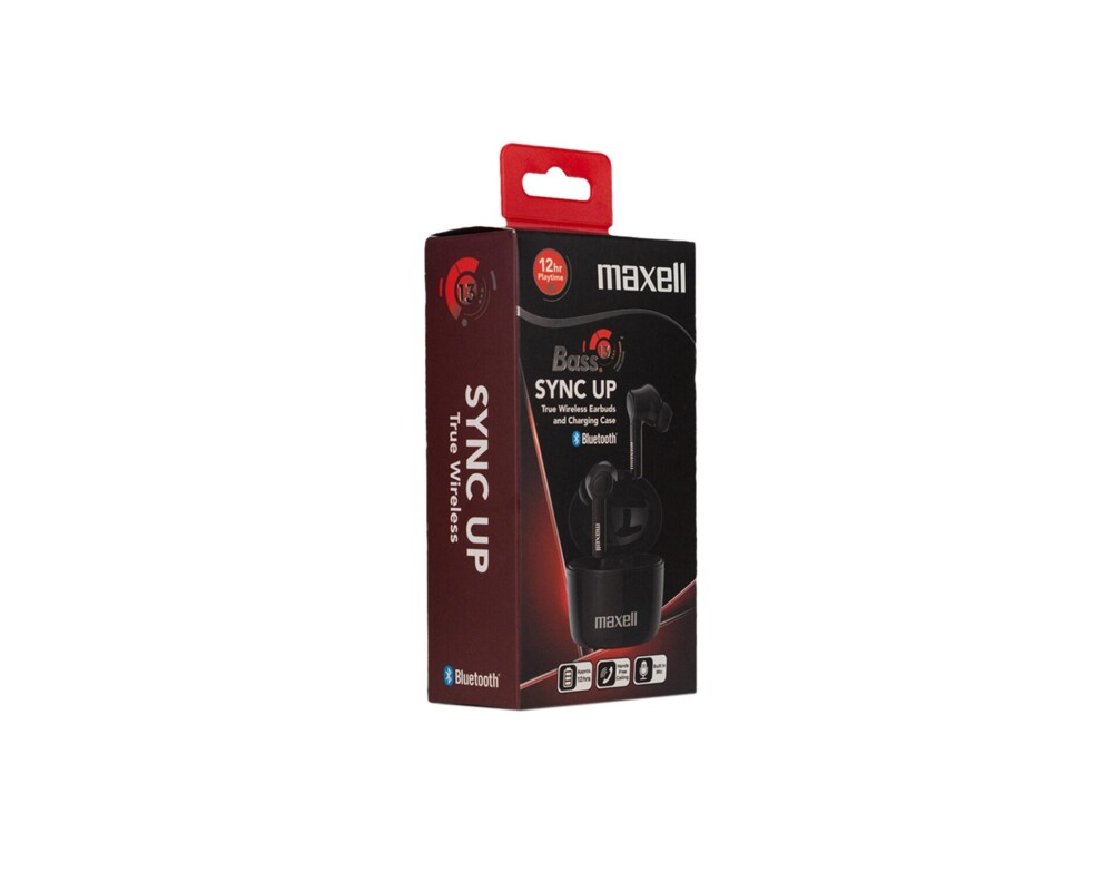 Слушалки Блутут слушалки Maxell Bass13 TWS, True Wireless, Bluetooth 5.0, Черни 2