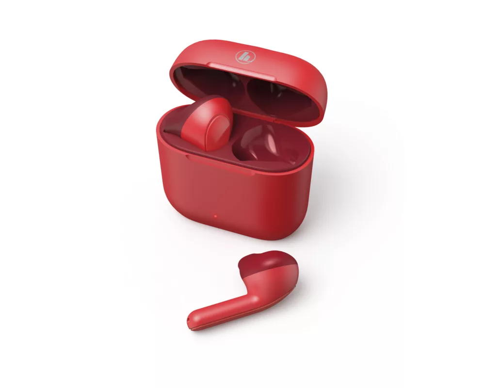 Слушалки Блутут слушалки Hama Freedom Light, True Wireless, Гласов контрол, Червени 3