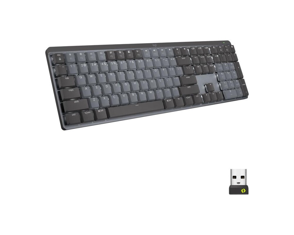 Клавиатура LOGITECH MX Mechanical Wireless Illuminated Performance Keyboard - GRAPHITE - (US) INTL - 2.4GHZ 12
