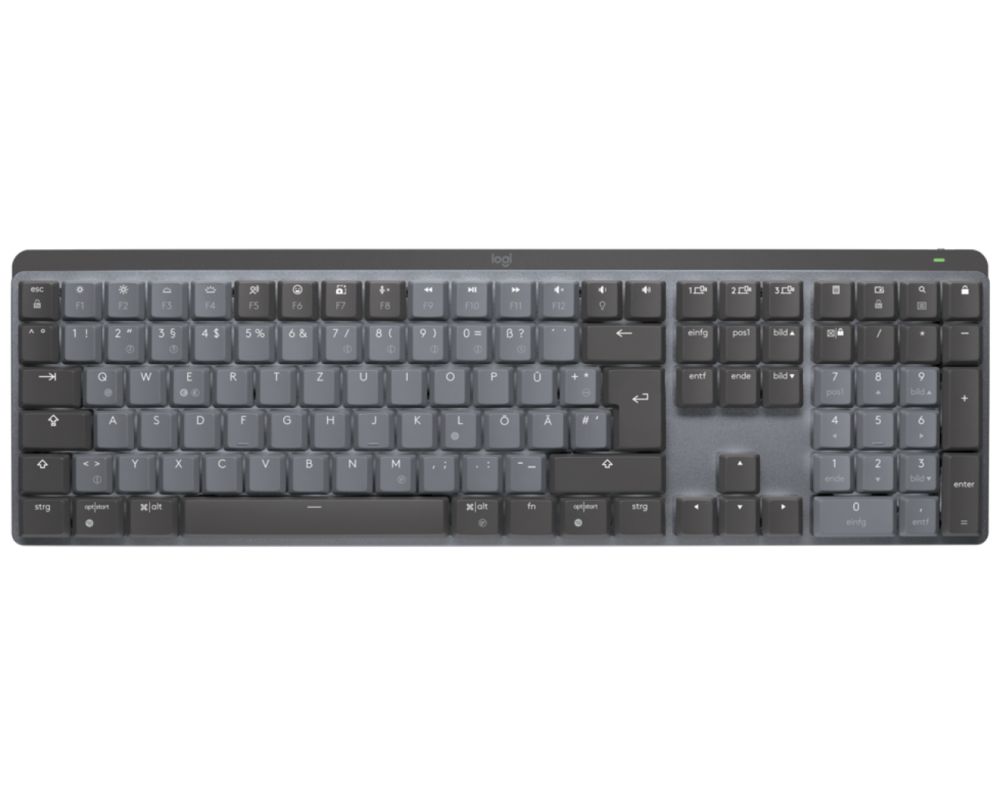 Клавиатура LOGITECH MX Mechanical Wireless Illuminated Performance Keyboard - GRAPHITE - (US) INTL - 2.4GHZ 11