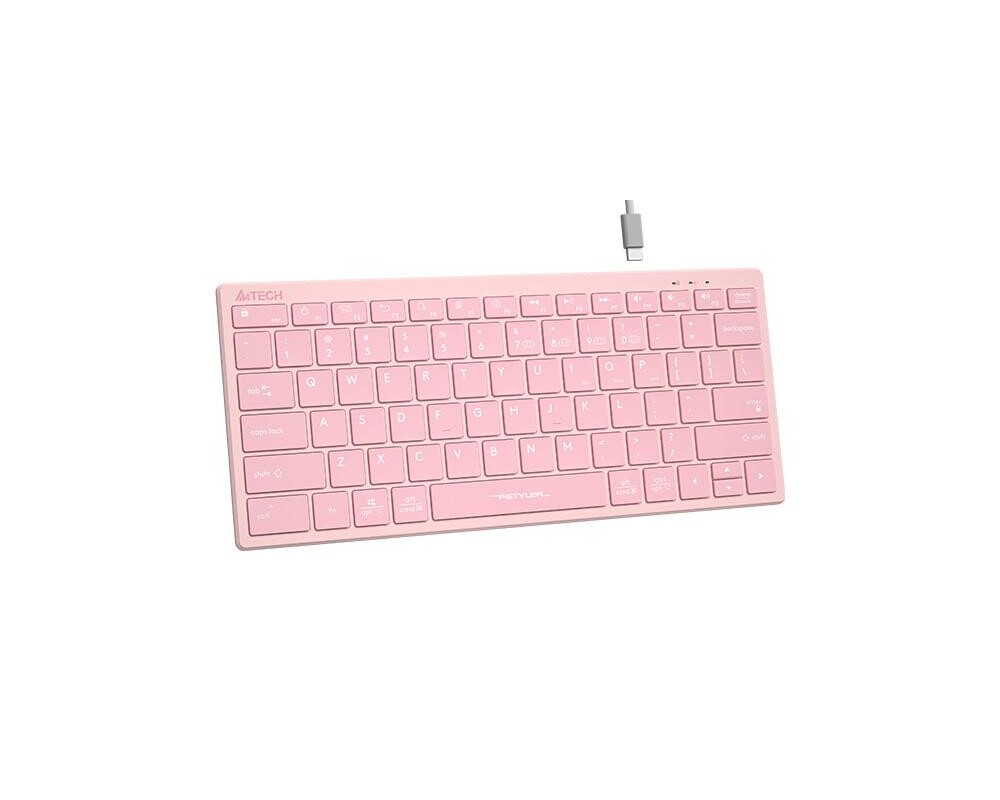 Клавиатура Безжична клавиатура A4TECH FBX51C FSTyler Baby pink 2