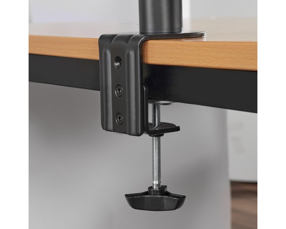 Стойка за 2 монитора за бюро HAMA Регулируема, 13" - 35", 15 кг, Swivel/Tilt, Черна 8