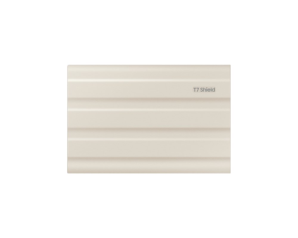 SSD SAMSUNG Portable SSD T7 Shield 1TB USB 3.2 Gen 2 + IPS 65 beige 9