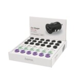 <span>Зарядно</span>  за кола HAMA, 2 x USB, 2.4 A, Различни цветове <span class='catalog-num-in-name'>HAMA-210545</span> - 