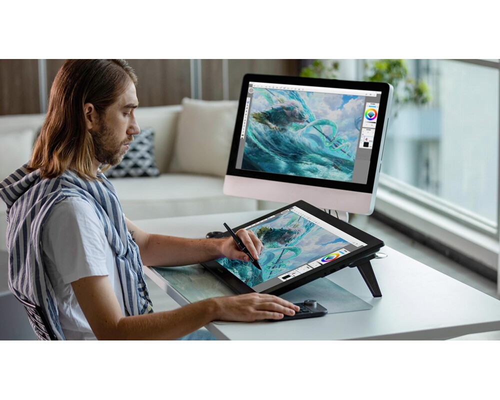 Графичен таблет HUION Kamvas Pro 24 GT2401, Черен 3