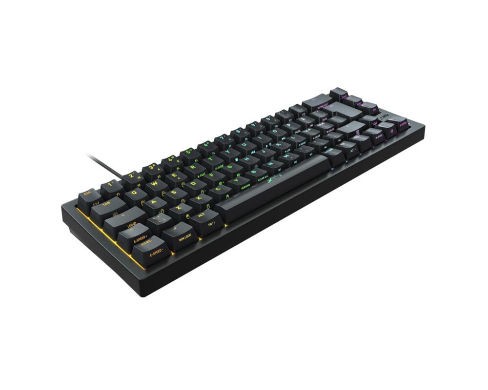 Клавиатура Геймърскa механична клавиатура XTRFY K5, 65% Hotswap, RGB, US Layout Kailh Red, Черен 3