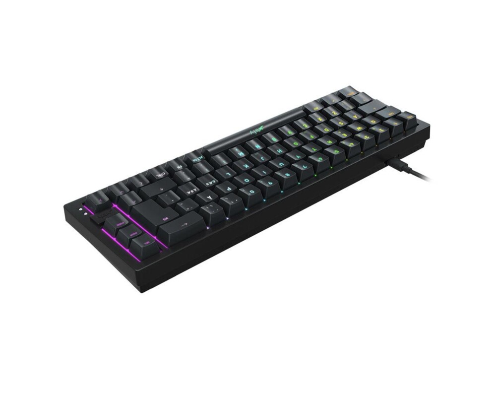 Клавиатура Геймърскa механична клавиатура XTRFY K5, 65% Hotswap, RGB, US Layout Kailh Red, Черен 5